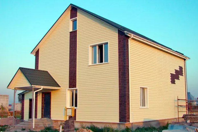Сайдинг BlockHouse Slim (Песочный) 3660х230 мм 5831 фото