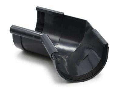 Угол желоба внутренний 135&deg; (RAINWAY 90) графитовый (RAL 7024) 7213 фото