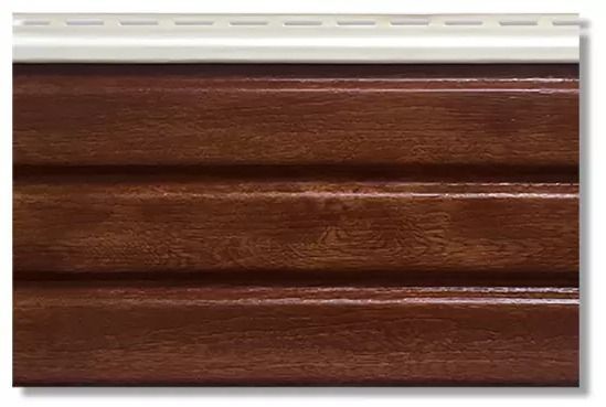 Софит сплошной ламинированный Альта Профиль Орех коньячный 6517 фото
