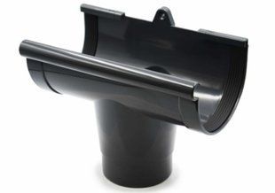 Лійка ринви (RAINWAY 130) графітова (RAL 7024) 49363 фото