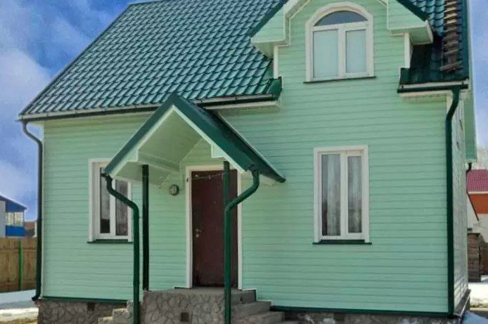 Сайдинг Kanada плюс Преміум Фісташковий (Акриловий) 5151 фото