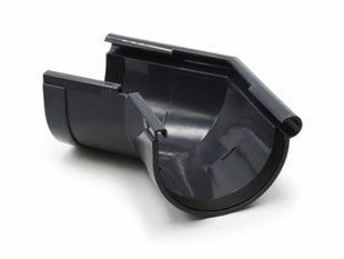 Кут ринви зовнішній 135&deg; (RAINWAY 130) графітовий(RAL 7024) 96027 фото