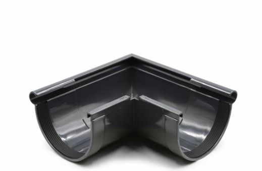 Кут ринви зовнішній 90&deg; (RAINWAY 90) графітовий(RAL 7024) 5779 фото